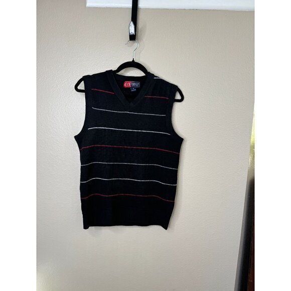 Vintage Cambridge Classics Men's Black Vest‎ size s sweater vest Polyester - Picture 1 of 7